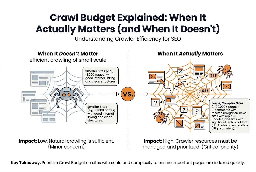 Crawl Budget Explained: When It Actually Matters (and When It Doesn't)